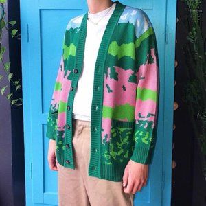 GOLF WANG LANDSCAPE CARDIGAN